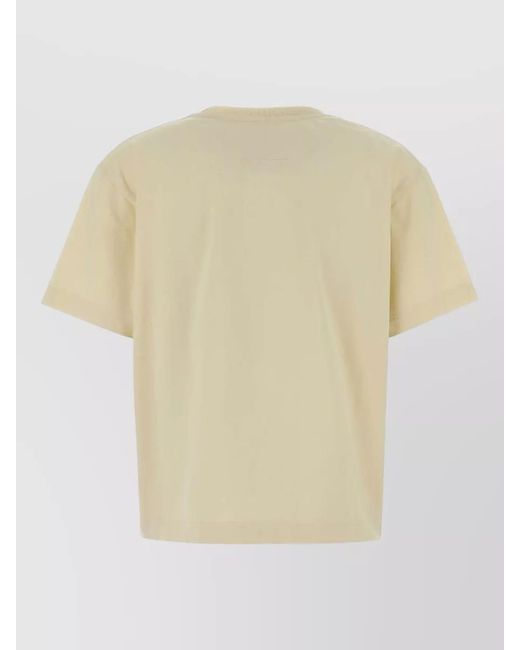 McQueen Natural Cotton Logo Short-Sleeve T-Shirt
