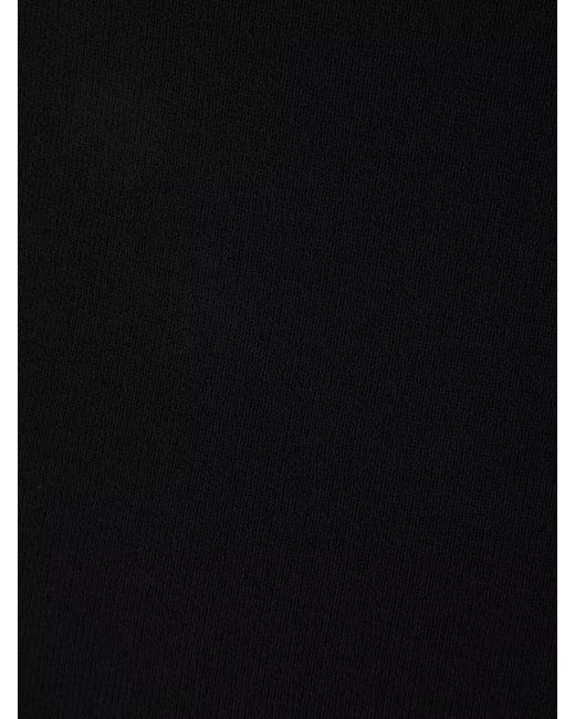 Max Mara Black Viscose Blend Tank Top