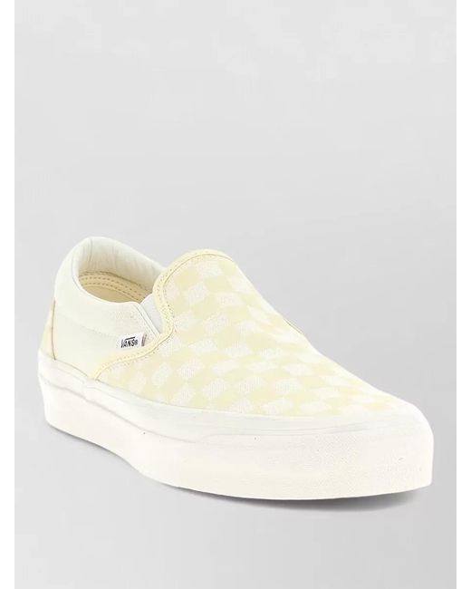 Vans Natural Slip On Sneakers Rubber Sole Design for men