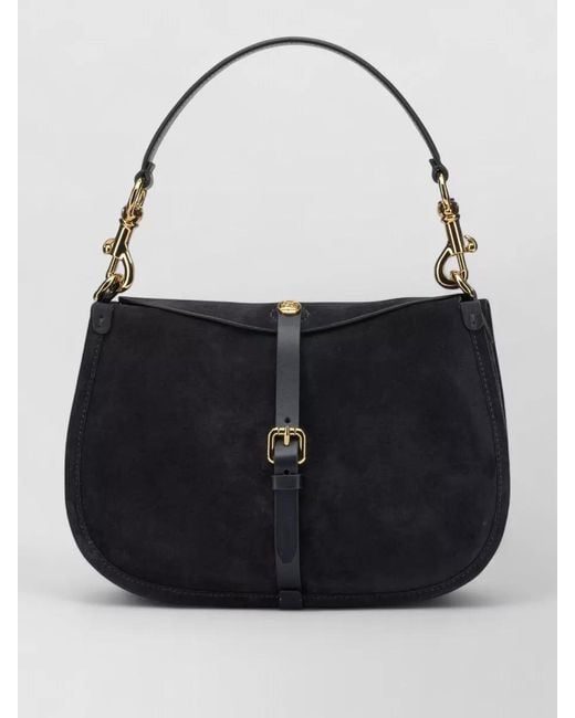 Etro Black Pony Small Crossbody Bag Hardware