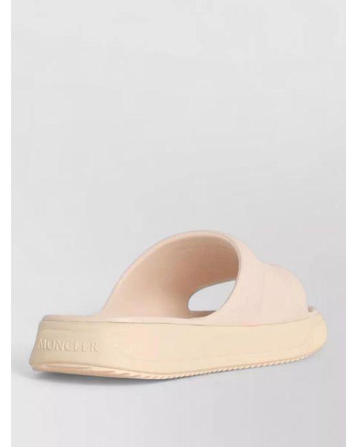 Moncler Natural Leather Slides