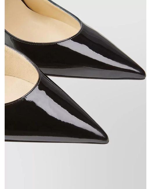 Jimmy Choo Multicolor Leather Crystal-Embellished Slip-On Pumps