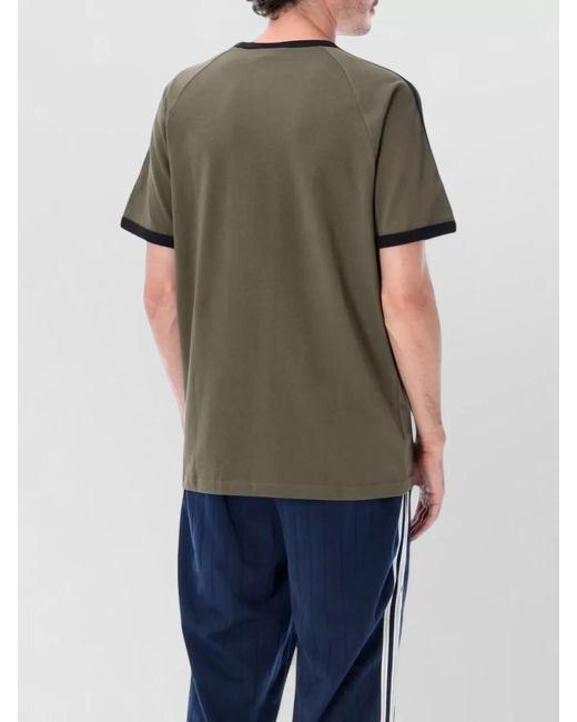 Adidas Originals Green Cotton Short-Sleeve T-Shirt for men