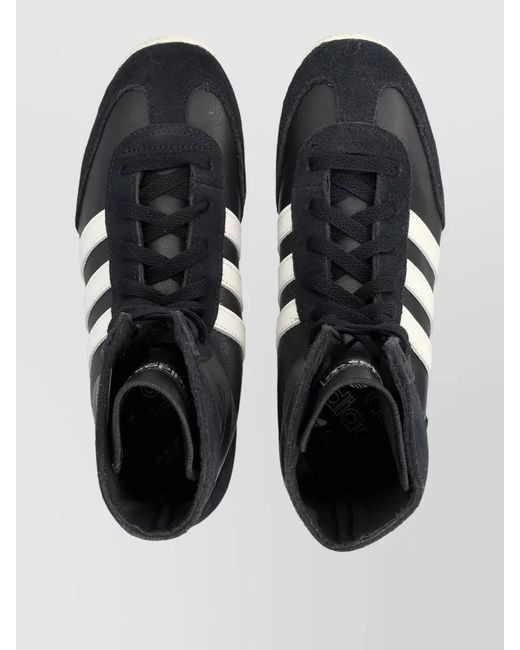 Adidas Originals Blue Leather High-Top Sneakers