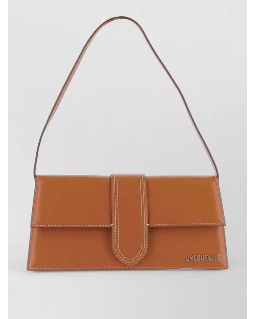 Jacquemus Brown Le Bambino Leather Shoulder Bag