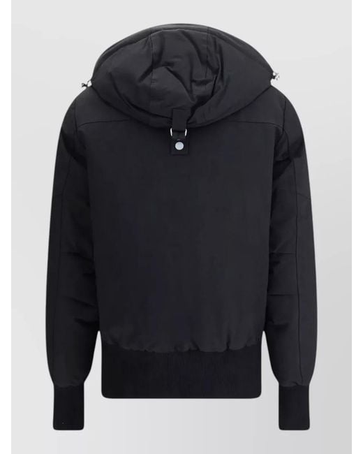 Moose Knuckles Black Down Hooded Parka Coat