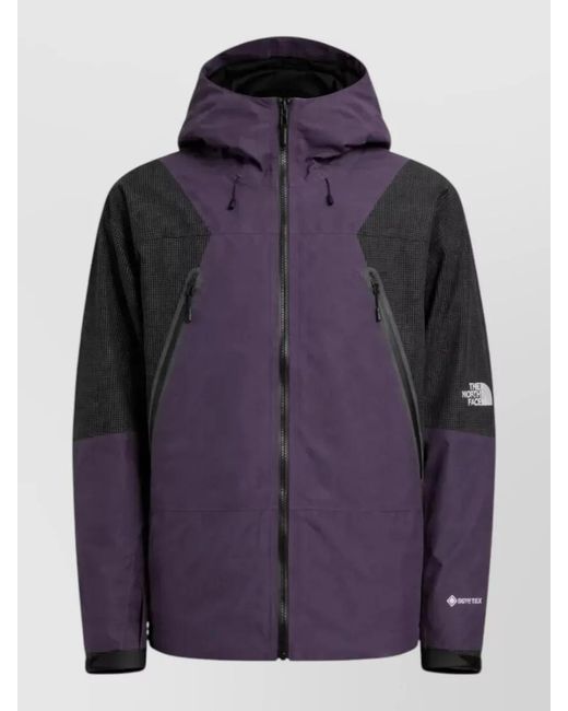 The North Face Purple Down Hooded Puffer Jacket for men