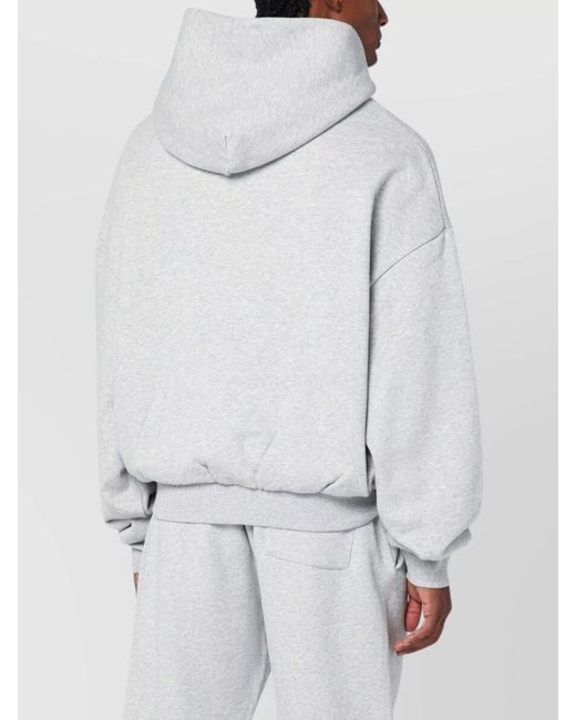 Entire studios Gray Cotton Zip Sweatshirt for men