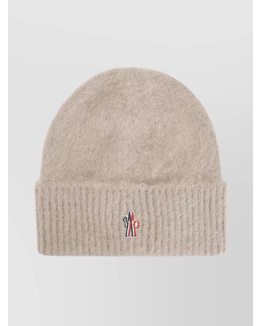 Moncler Natural Alpaca Blend Fluffy Hat
