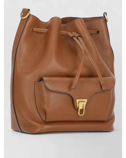 Coccinelle Brown Leather Shoulder Bag