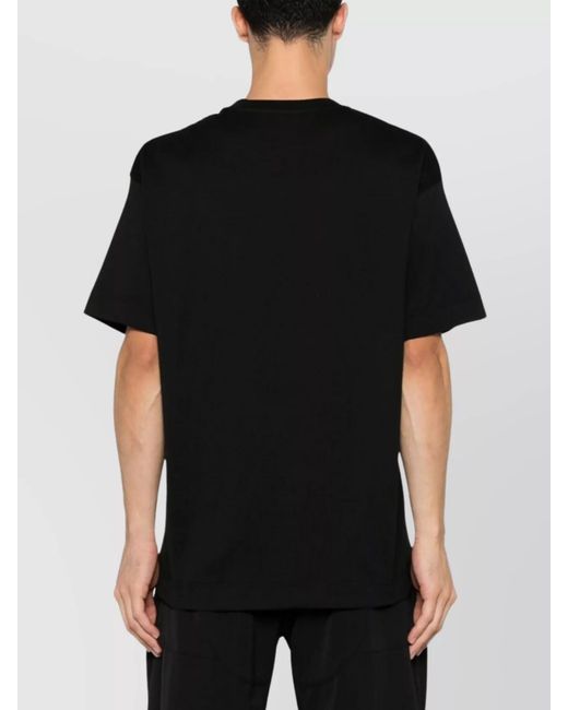 Givenchy Black Cotton Short-Sleeve Crew-Neck T-Shirt for men