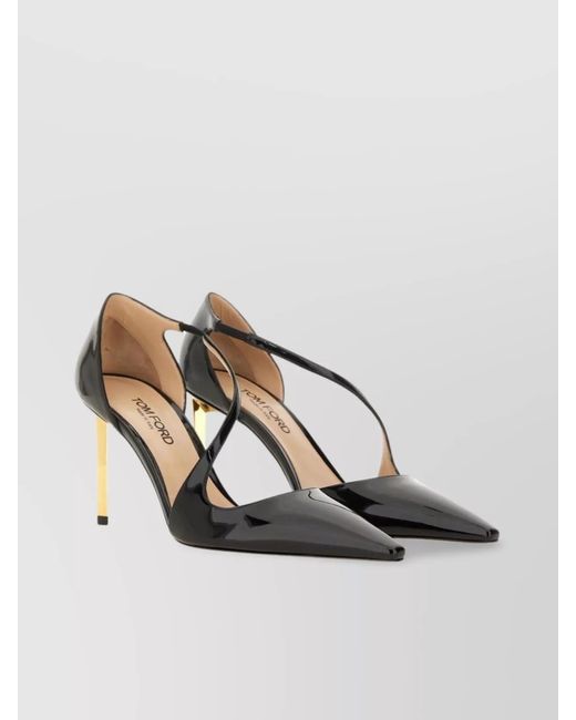 Tom Ford Gray Patent Leather Pumps