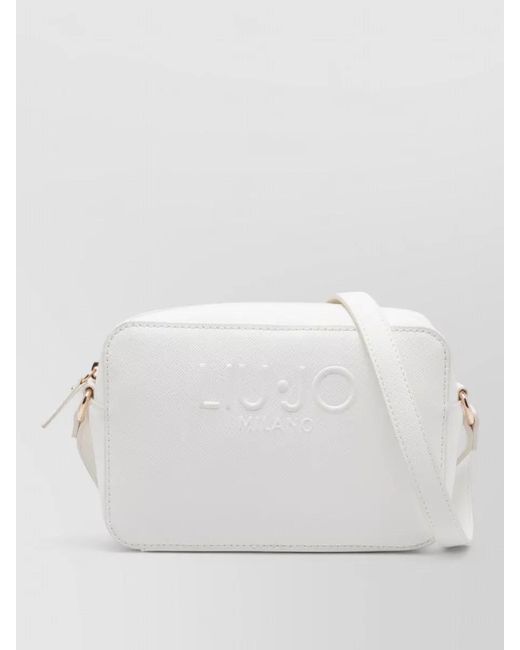 Liu Jo White Shoulder Bag Adjustable Strap Back Pocket