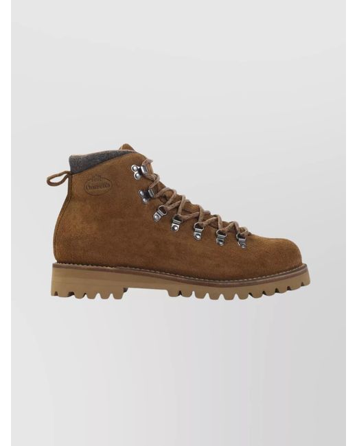 Church's Brown Ankle Boots With Lug Sole And Suede for men