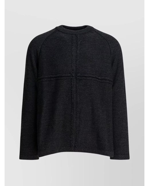 Comme des Garçons Black Wool Crewneck Jumper for men