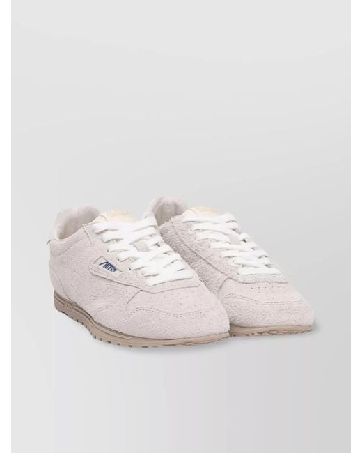 Autry Natural Leather Low-Top Sneakers