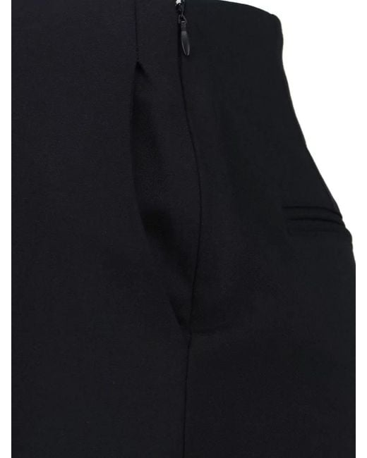 DIESEL Black Wide-Leg Trousers