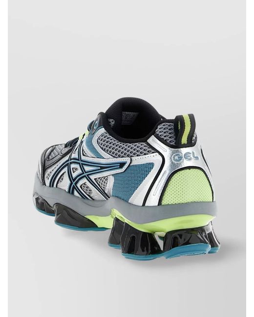 Asics Blue Gel-Quantum Kinetic Low-Top Sneakers