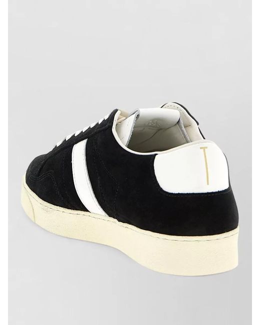 Tom Ford Black Suede Low-Top Sneakers for men