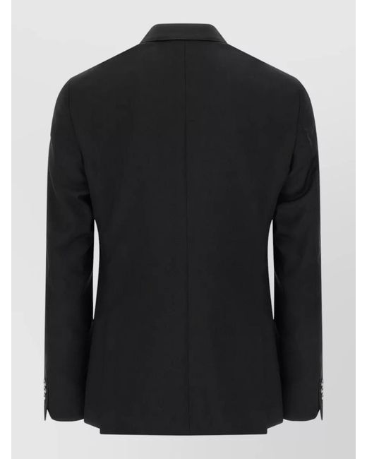 Pal Zileri Black Wool Suit for men