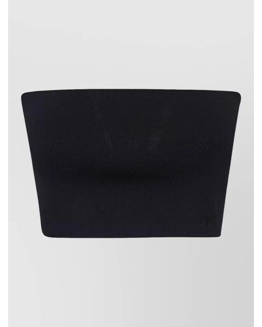 Liviana Conti Black Seamless Bandeau Top Strapless Design