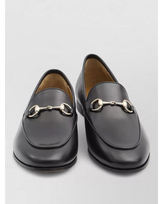 Gucci Gray Leather Loafers