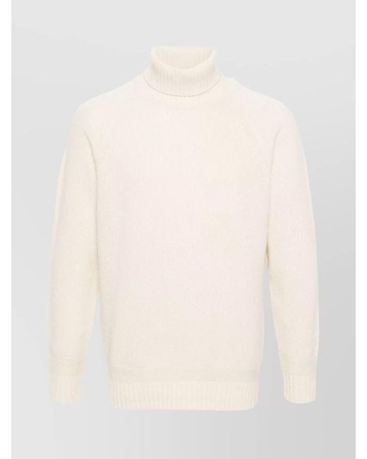 C P Company Natural Wool Turtleneck Jumper for men