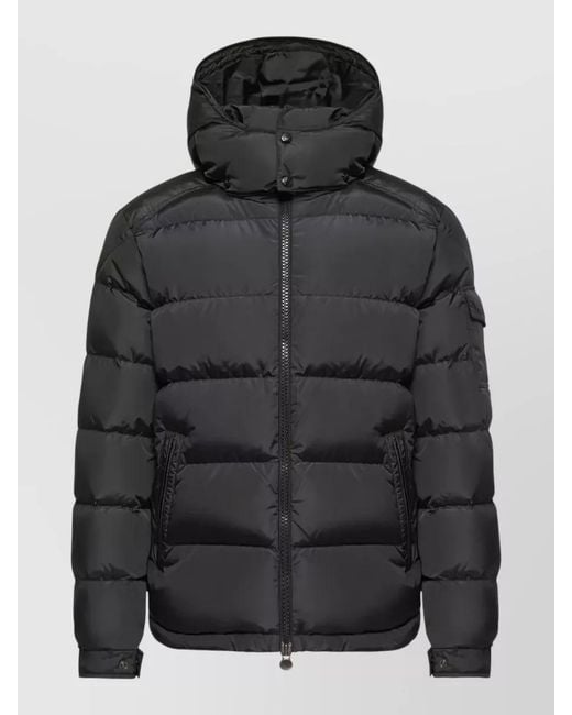 Moncler Black Maya Matte Short Down Jacket for men