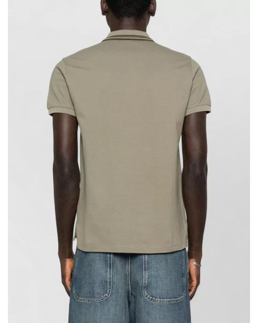 Vivienne Westwood Natural Striped Cotton Short-Sleeve Polo Shirt for men