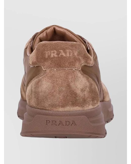 Prada Brown Prax 2.0 Sneakers for men