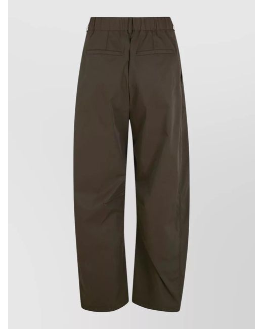 Herno Multicolor Tailored Wide Leg Trousers Back Side Pockets