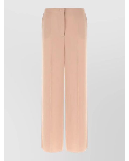 Pinko Multicolor Acetate Wide-Leg Trousers