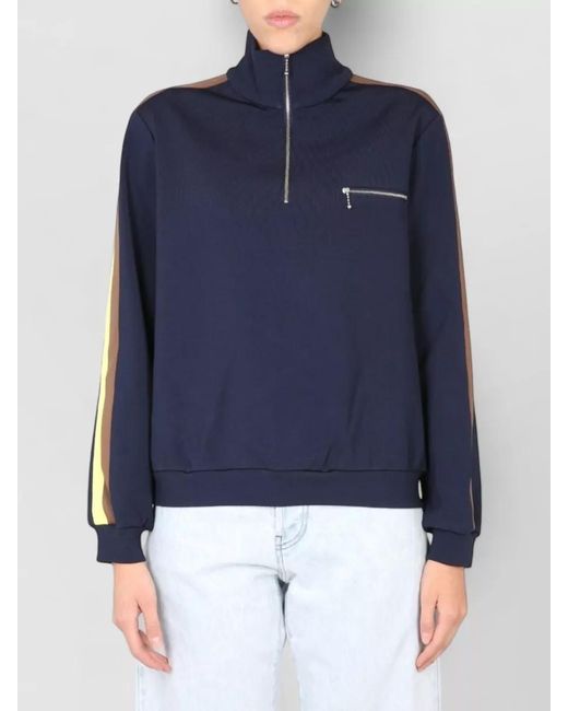 Tory Burch Blue Fitted Jacket