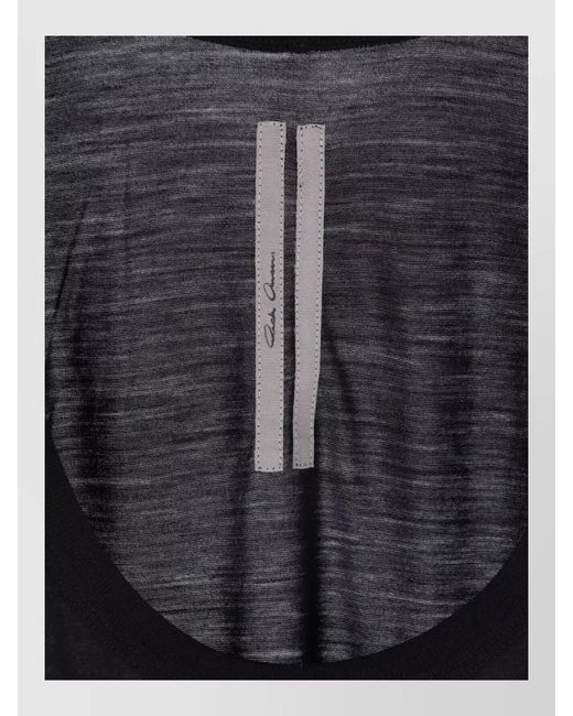 Rick Owens Black Short-Sleeve Shirt for men