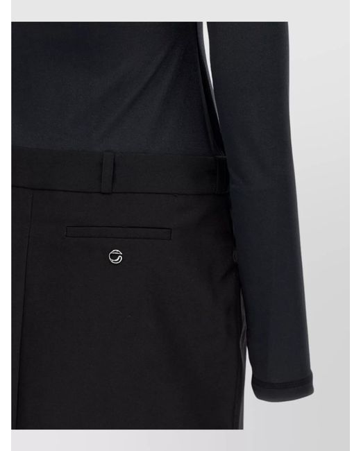 Coperni Blue Hybrid Mini Dress