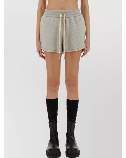 Jil Sander Natural Cotton Knee-Length Shorts