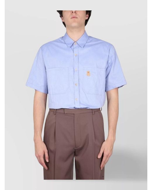 Gucci White Cotton Shirt for men