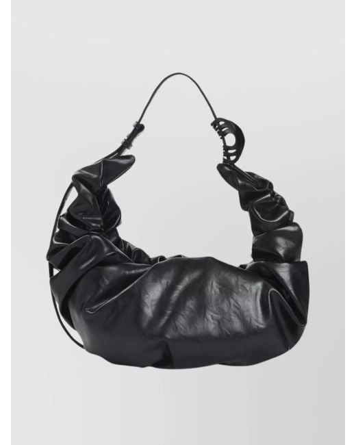 DIESEL Black Grab-D Hobo L Shoulder Bag