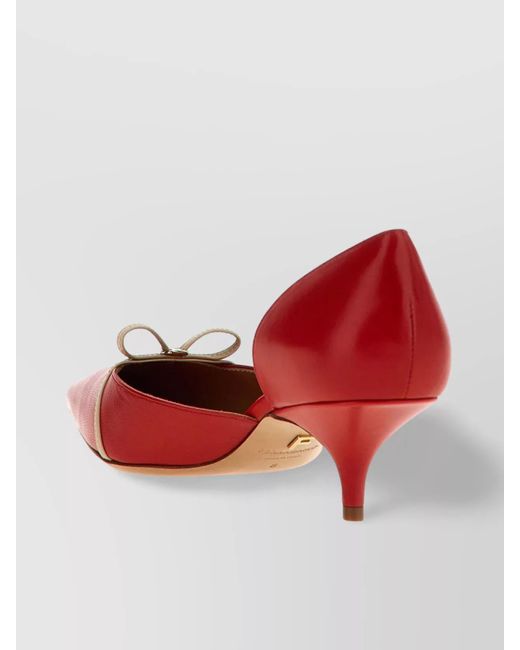 Ferragamo Red Leather Pumps