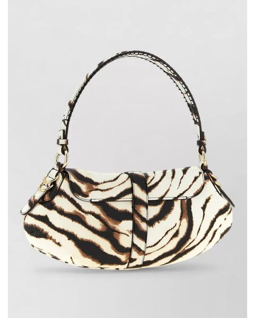Ganni Metallic Kat Clutch Bag