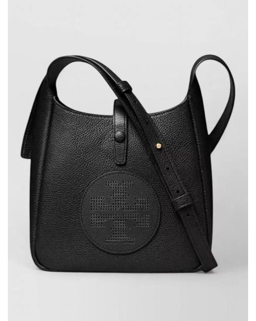 Tory Burch Black Miller Swing Leather Crossbody Shoulder Bag