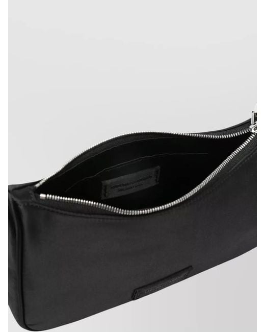 Emporio Armani Black Shoulder Baguette Bag Chain Strap Dustbag