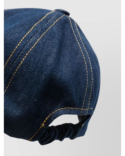Patou Blue Denim Baseball Cap