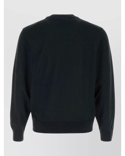Boss Blue Wool Jumper for men