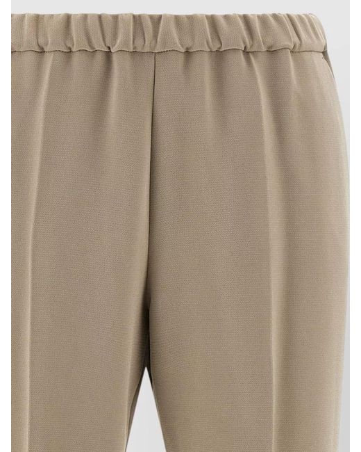Alberto Biani Natural Tapered Trousers
