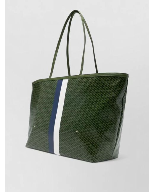 Tory Burch Green The Racer Printed Tote Bag