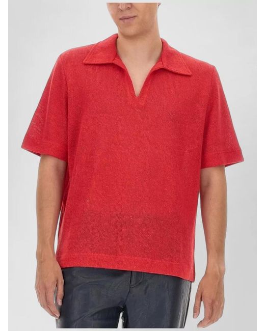 Séfr Textured Open Collar Regular Fit Shirt for men