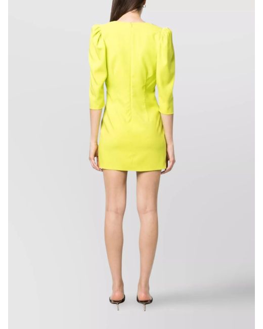 DSquared² Yellow Mini Dress