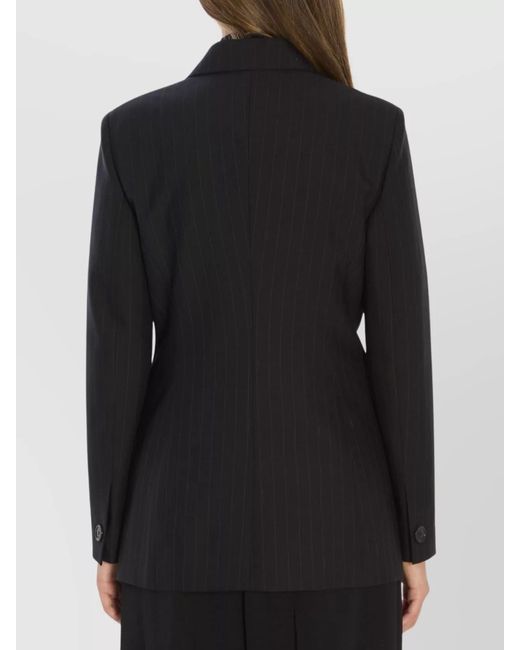 Gucci Black Double-Breasted Wool Jacket
