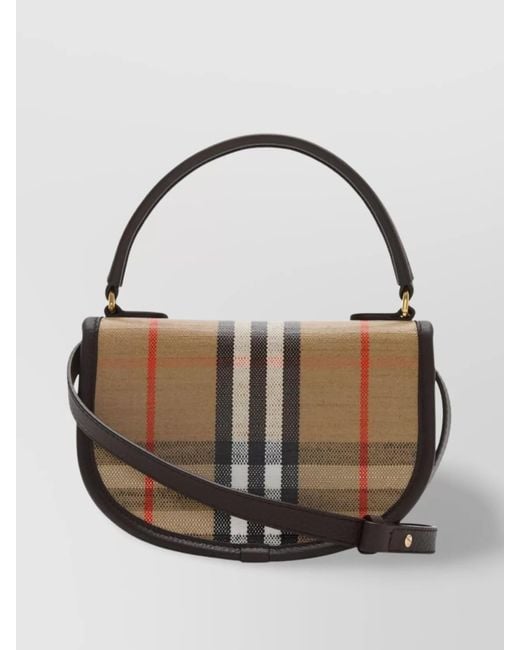 Burberry Multicolor Highlands Mini Canvas Shoulder Bag